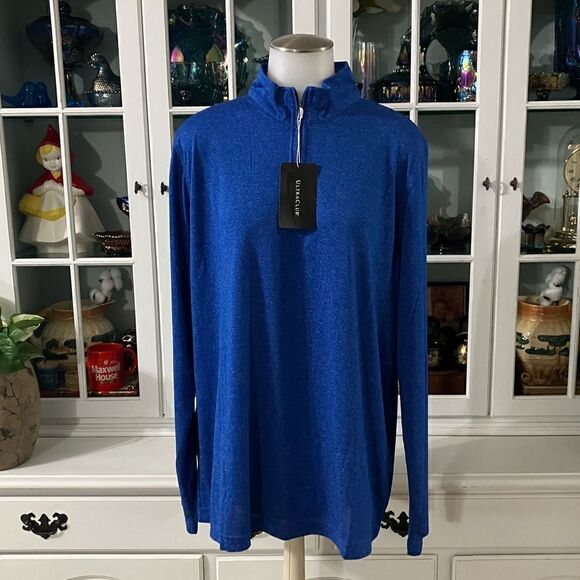 Cool & Dry Blue Top   Sz XL  Ultraclub - Picture 1 of 9